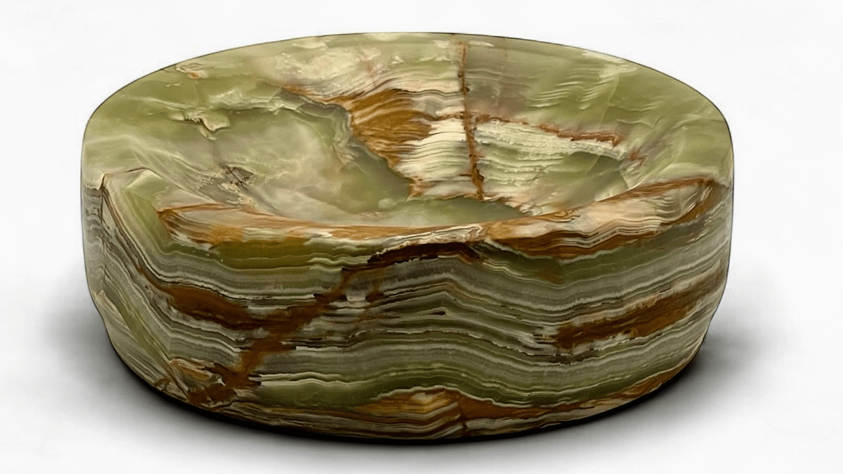 8" Key Bowl Verde Onyx Honed - LaFayes