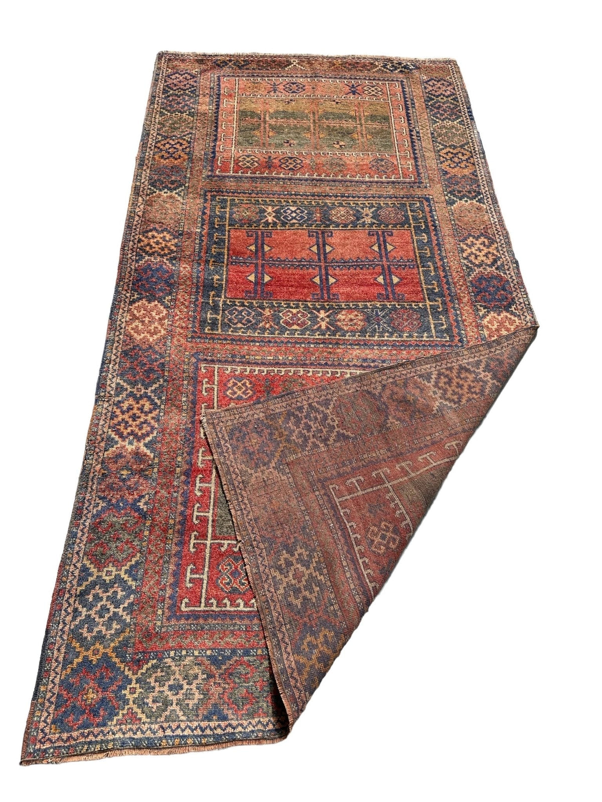 Vintage Kazak Caucasian Rug - The Art of Broken Pieces