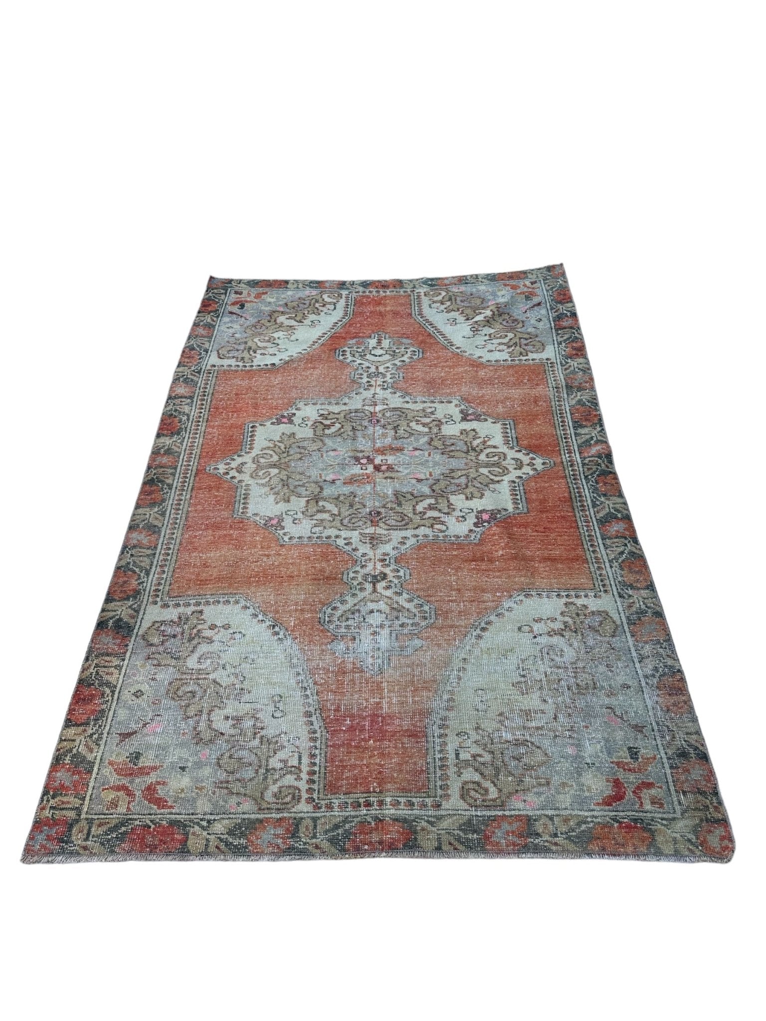 1970's Large Turkish Oushak Rug - The Art of Broken Pieces