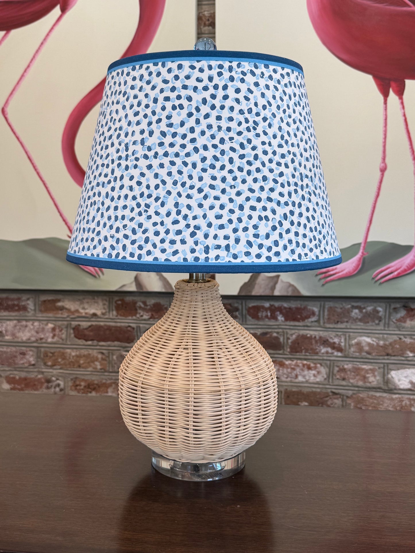 Natural Rattan Table Lamp