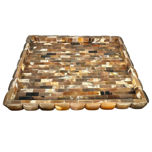 Bone and Horn Serving Tray - The Art of Broken Pieces