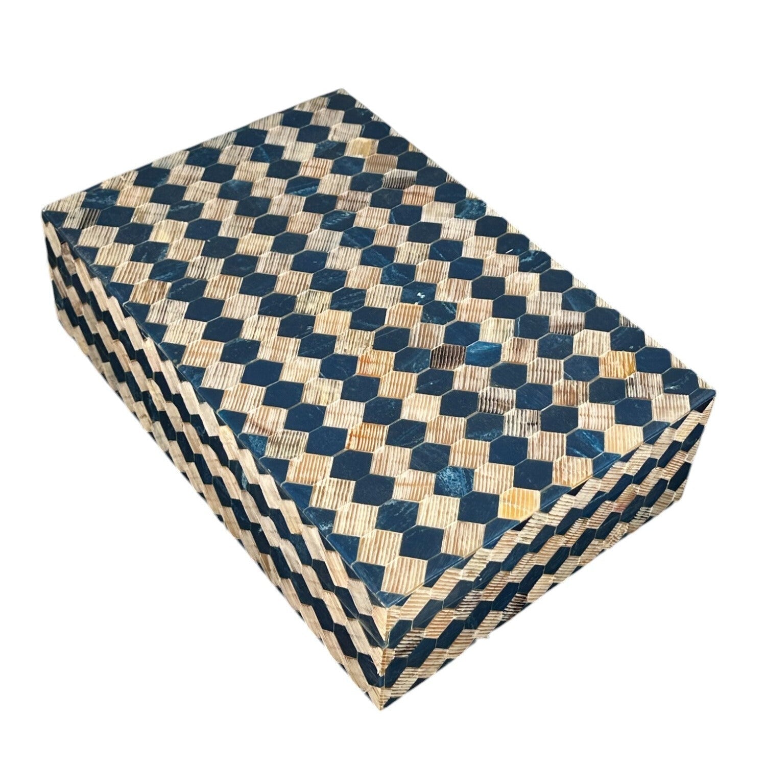 Carved Bone Inlay Decorative Box - The Art of Broken Pieces