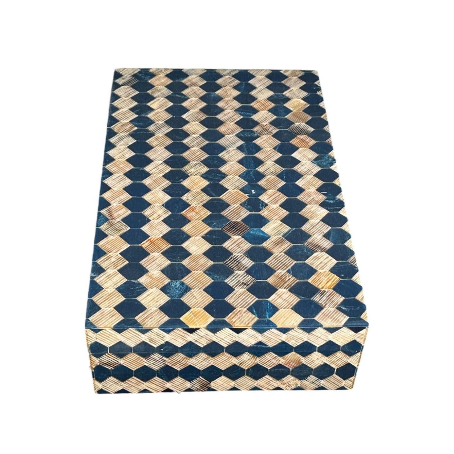 Carved Bone Inlay Decorative Box - The Art of Broken Pieces
