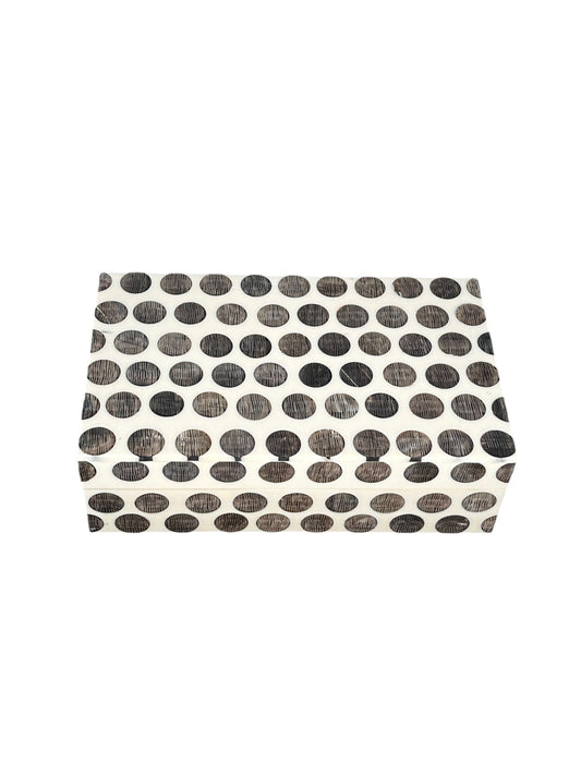 Chiseled Circles of Horn Box - The Art of Broken Pieces