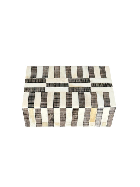 Geometric Horn & Bone Box - The Art of Broken Pieces