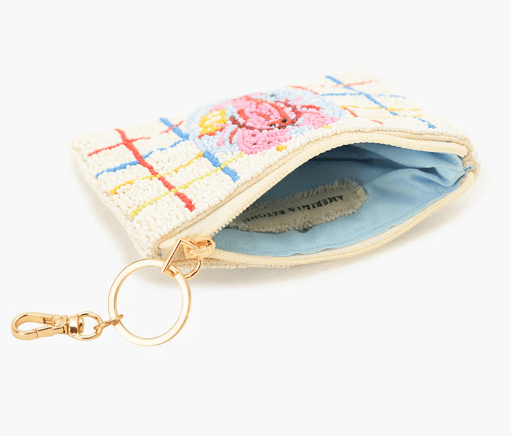 Lobster Beaded Coin Pouch - LaFayes