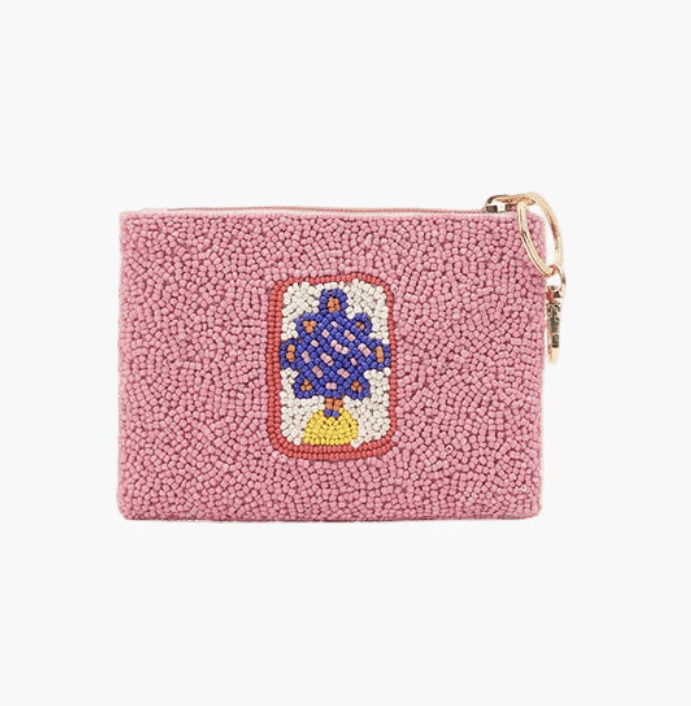Mahjong Blooms Coin Pouch - LaFayes