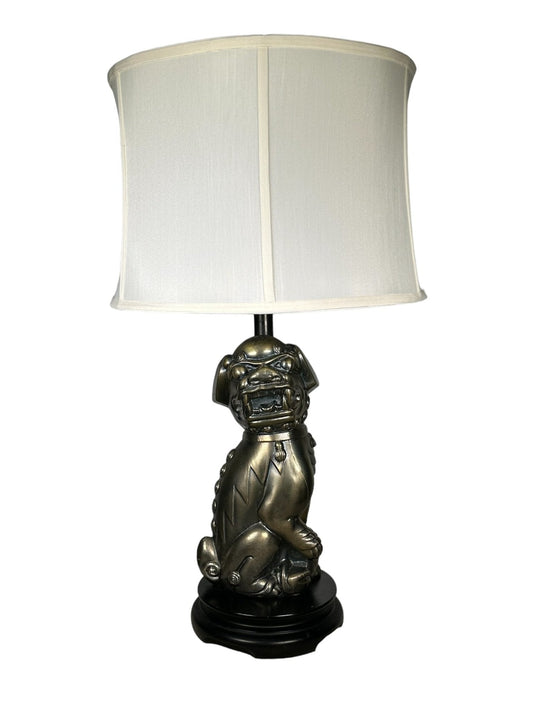 Pair of Asian Foo Dog Lamps - The Art of Broken Pieces