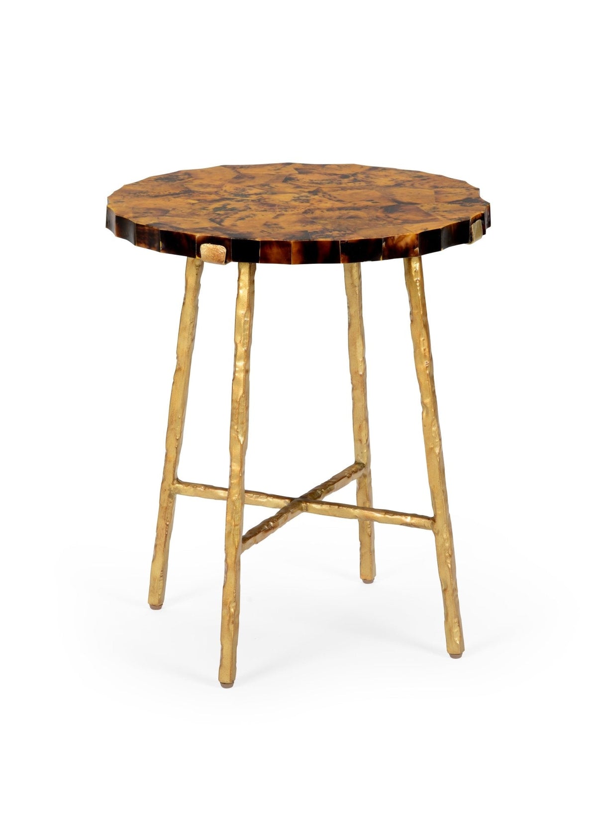 Penshell Round Side Table - The Art of Broken Pieces