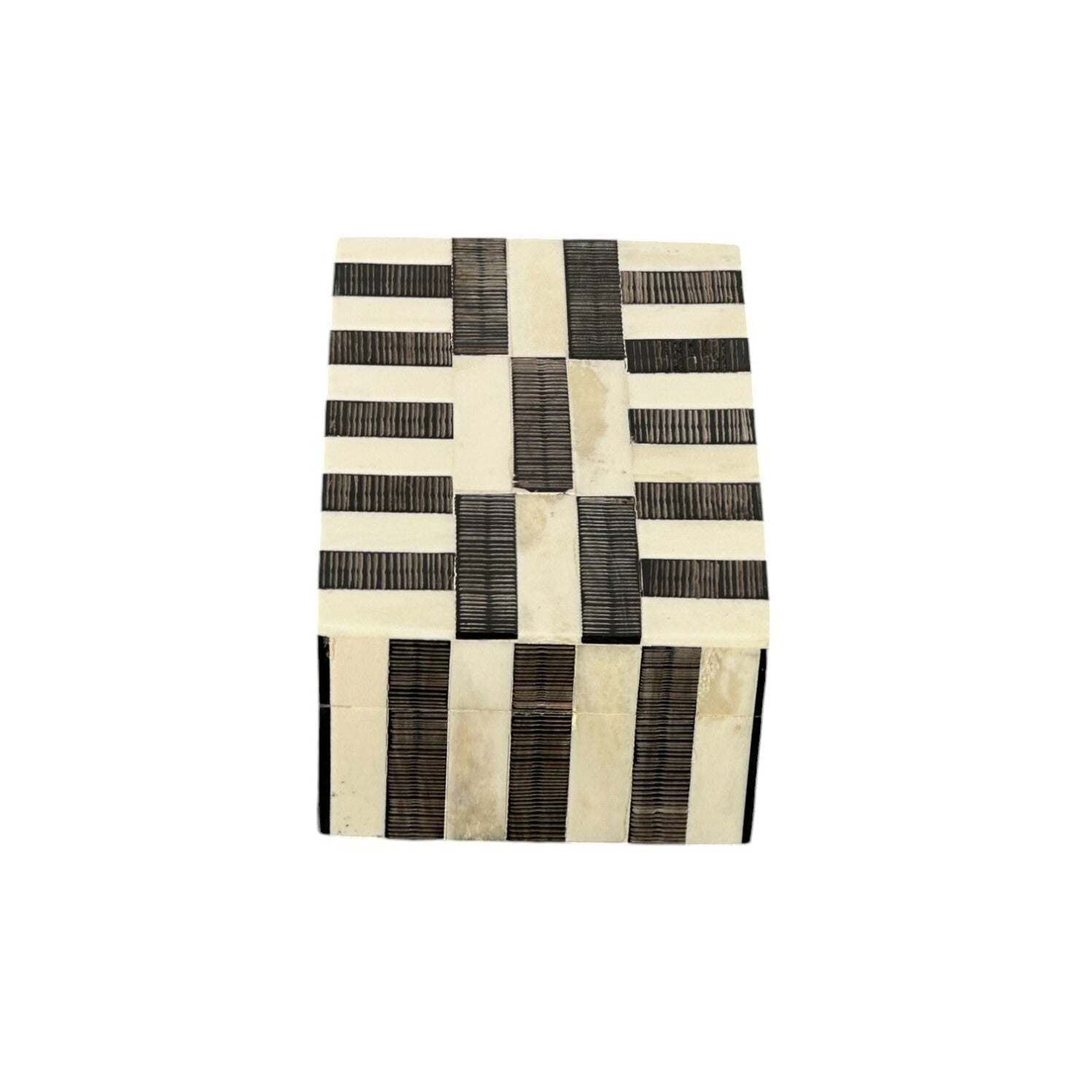 Petite Abstract Domino Horn Box - The Art of Broken Pieces